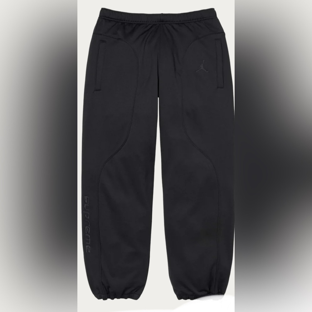 Supreme x Jordan Tricot Track Pant Black Sweatpants Sweats